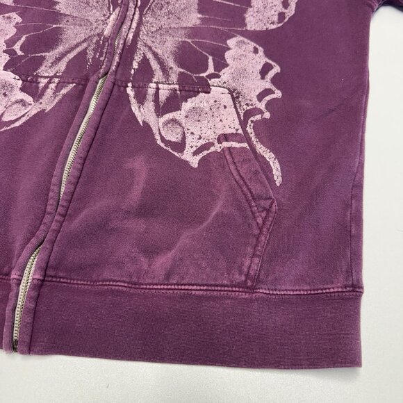 Project Social T Urban Outfitters Butterfly Hoodie Sweatshirt Womens One Size - Picture 5 of 14